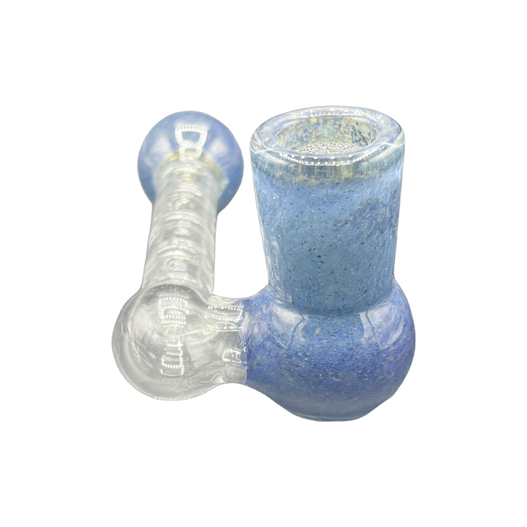 HAND PIECE SIDECAR BLUE FRIT (LR) – Healthstone Glass