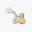 Load image into Gallery viewer, MINI SHERLOCK DOUBLE DONUT FRIT AMBER

