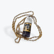 Load image into Gallery viewer, Slum Gold Glass 40 Oz Bottle Pendant w/ Gold Chain - detail view

