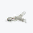 Load image into Gallery viewer, Roor Glass Worked Glycerin Double Y-Adapter - detail view
