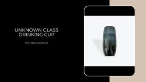 UNKNOWN GLASS DRINKING CUP by@Outfy