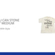 Load and play video in Gallery viewer, T-SHIRT "YOU CAN STONE WITH US" MEDIUM by@Outfy
