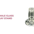Load and play video in Gallery viewer, 18MM MALE GLASS DISPLAY STAND by@Outfy
