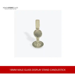 18MM MALE GLASS DISPLAY STAND CANDLESTICK by@Outfy